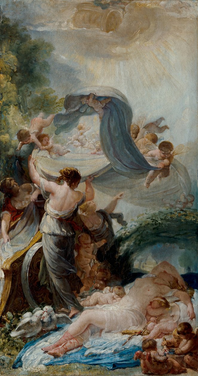 Slapende Venus door Jean Baptiste Deshays