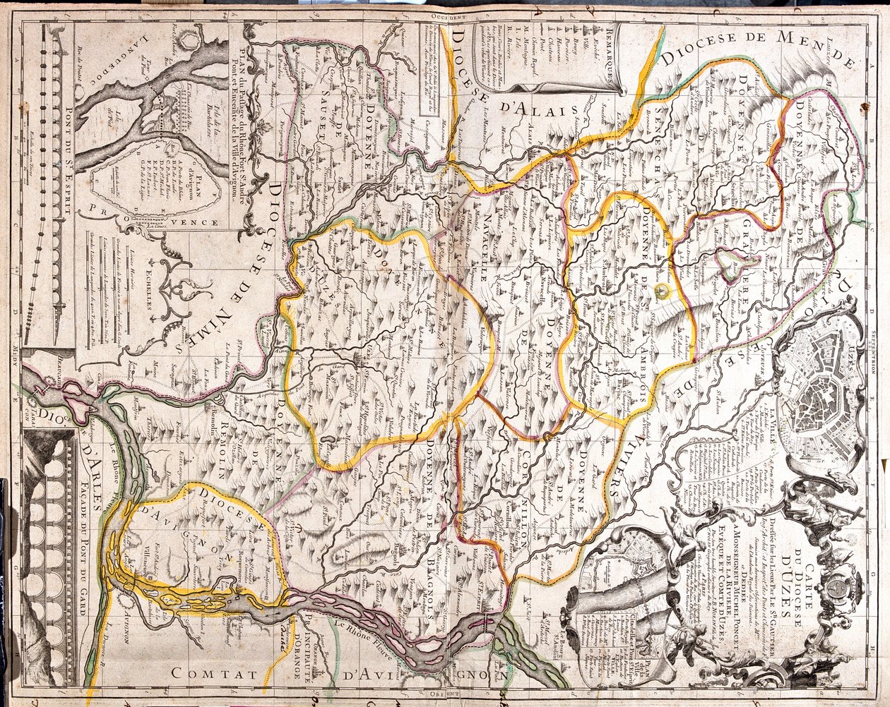 Languedoc-Roussillon, Frankrijk door Jean Baptiste Nolin