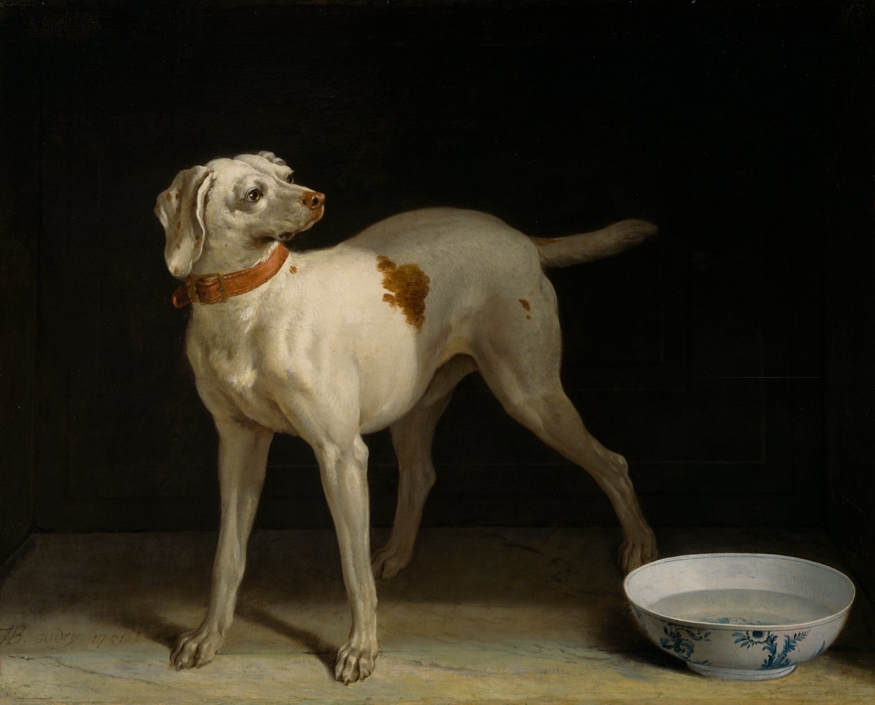 Hond door Jean Baptiste Oudry