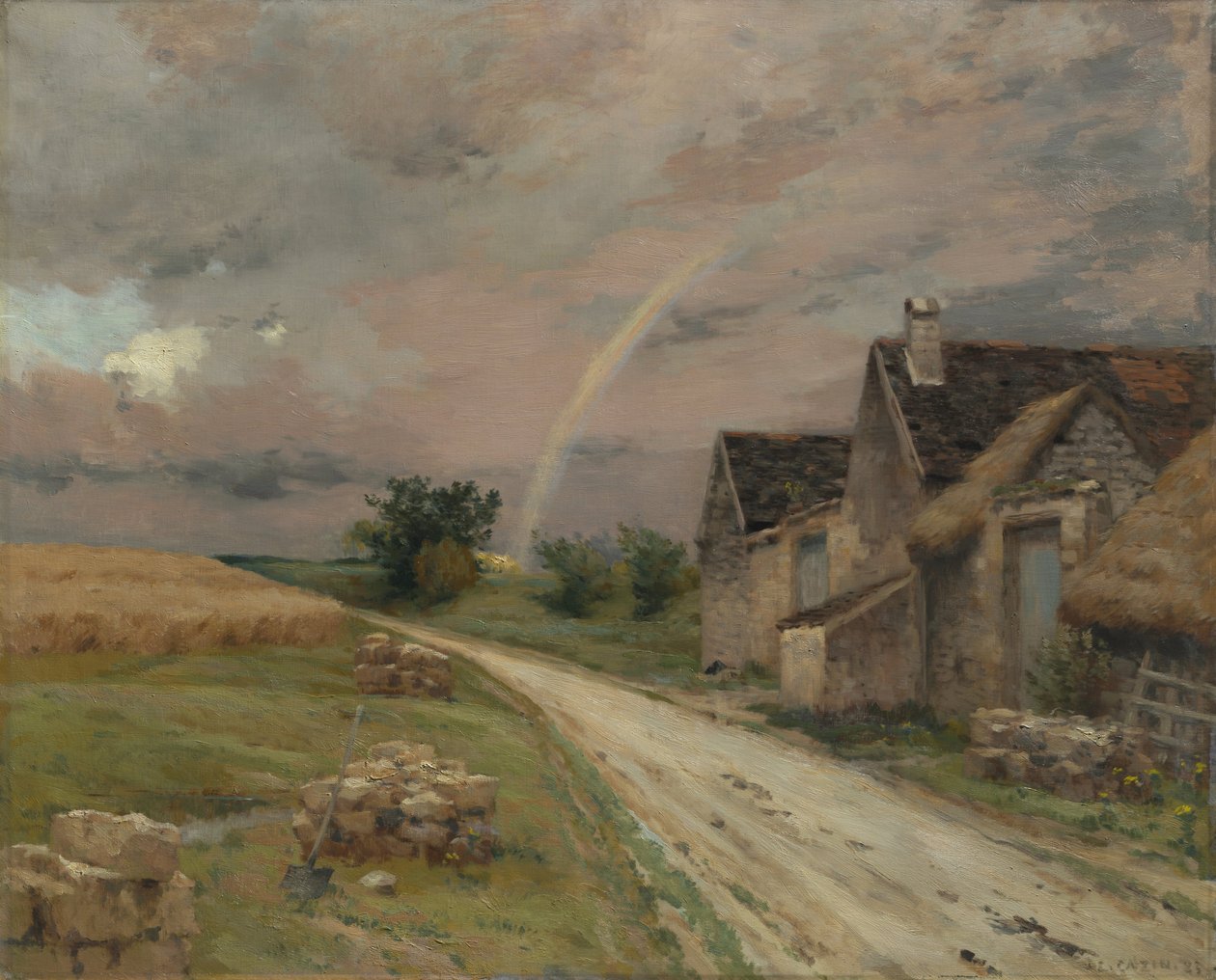 De Regenboog, Achères la Forêt door Jean Charles Cazin