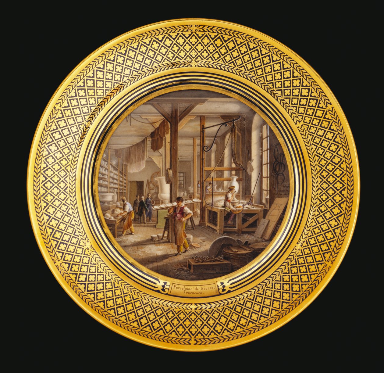 Porselein van Sevres, c.1820-1835 door Jean Charles Develly