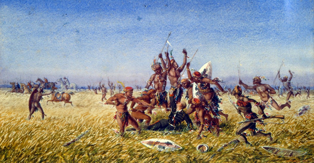 De prins keizerlijk is gedood in Zululand door Jean Charles Pellerin