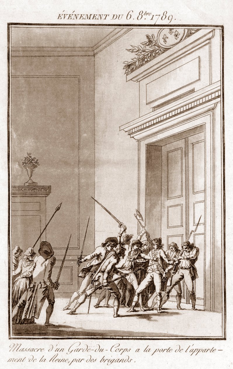 Franse Revolutie - Gebeurtenis van 6 oktober door Jean Francois Janinet