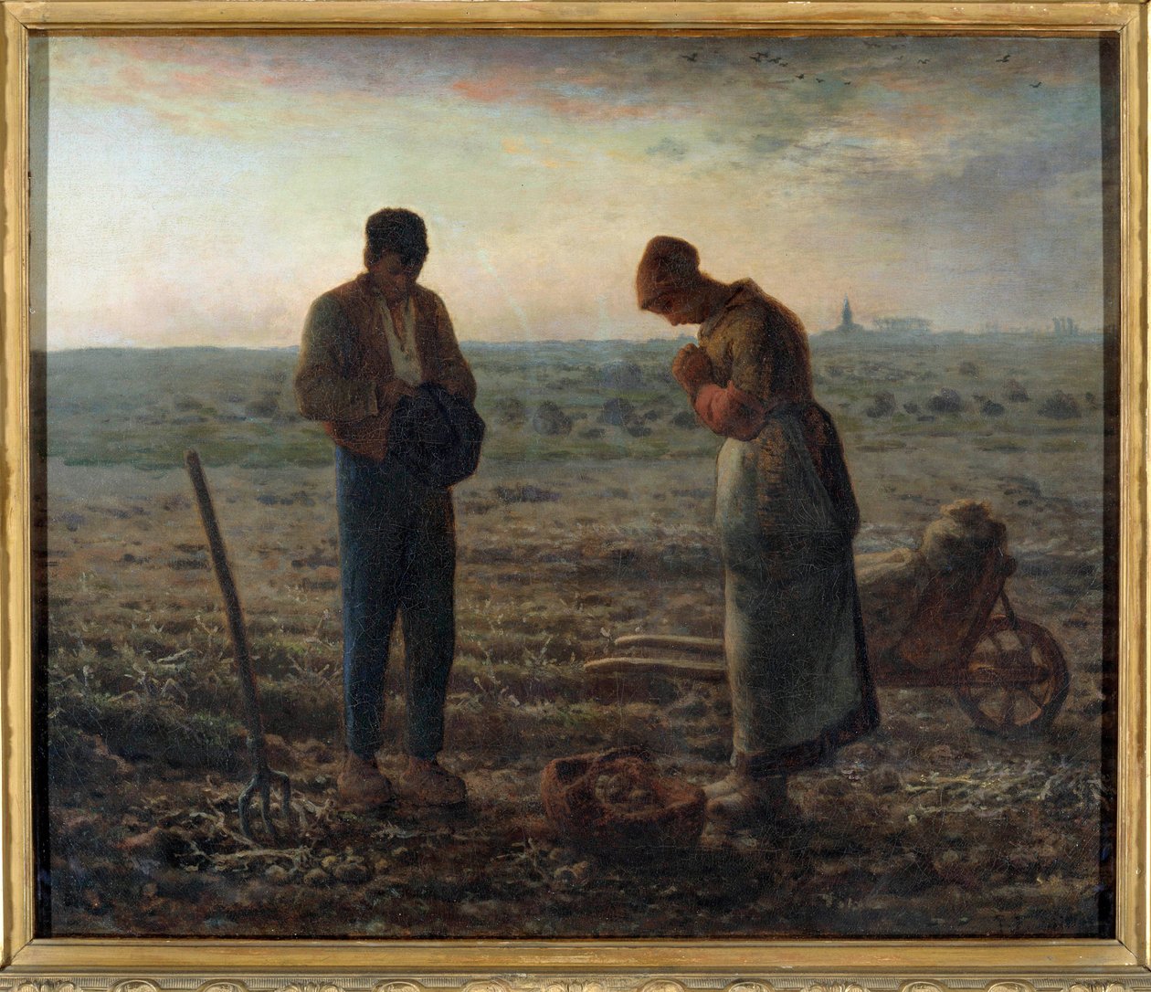 De Angelus door Jean Francois Millet