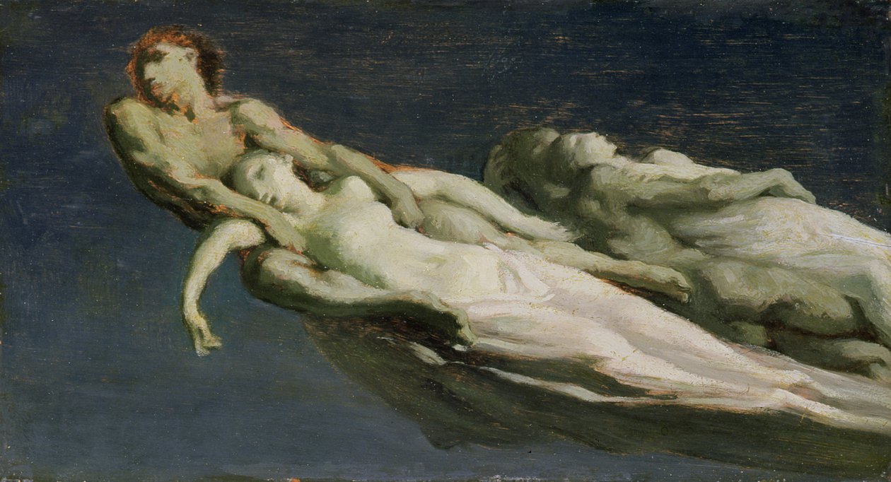 De vallende sterren door Jean Francois Millet