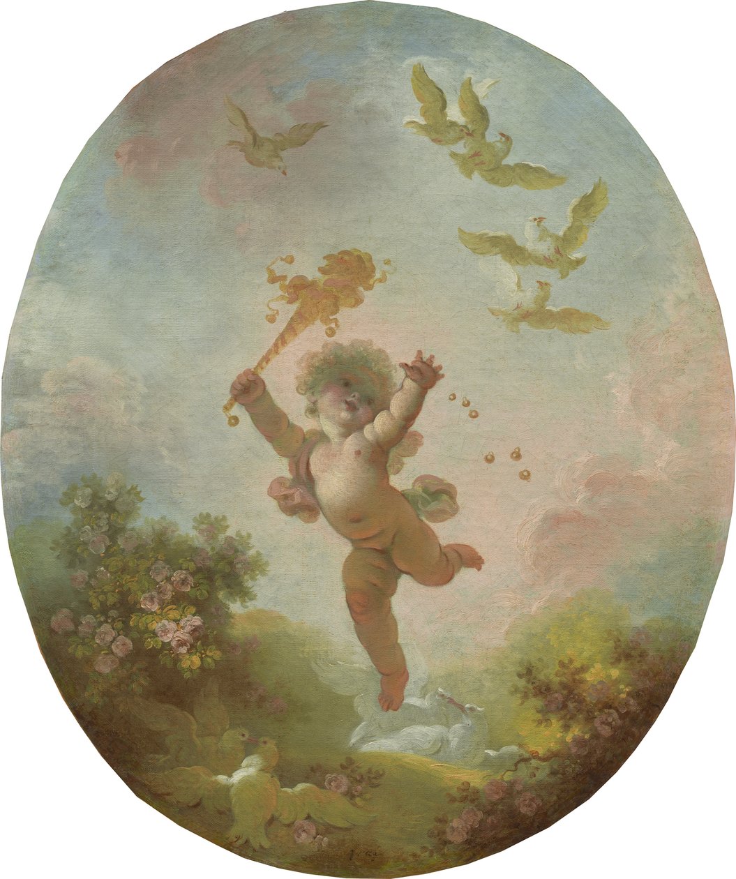Liefde als Dwaasheid, c.1773-76 door Jean Honore Fragonard