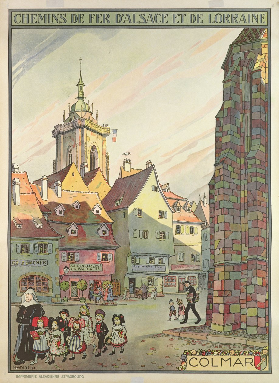 Colmar poster door Jean Jacques Waltz
