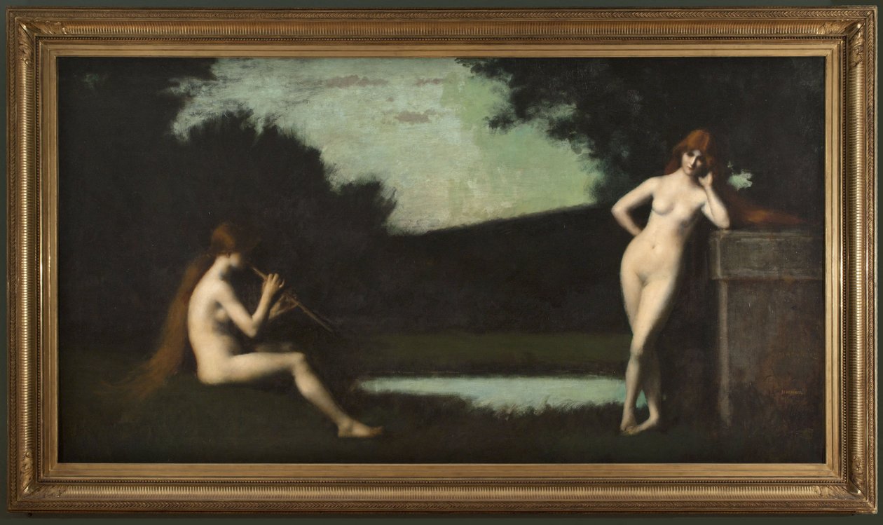 Eglogue, ca. 1879 door Jean Jacques Henner