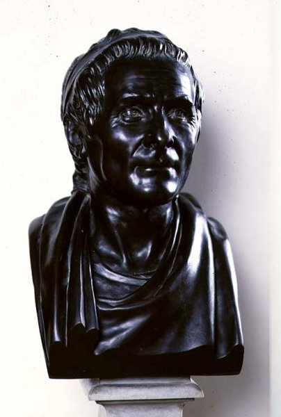 Jean Jacques Rousseau (1712-78) 1778 door Jean Antoine Houdon