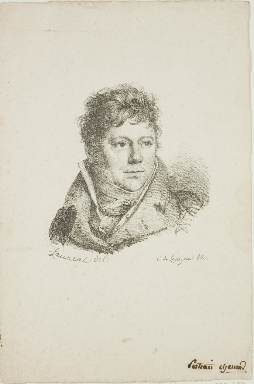 Portret van M. Chenard door Jean Antoine Laurent