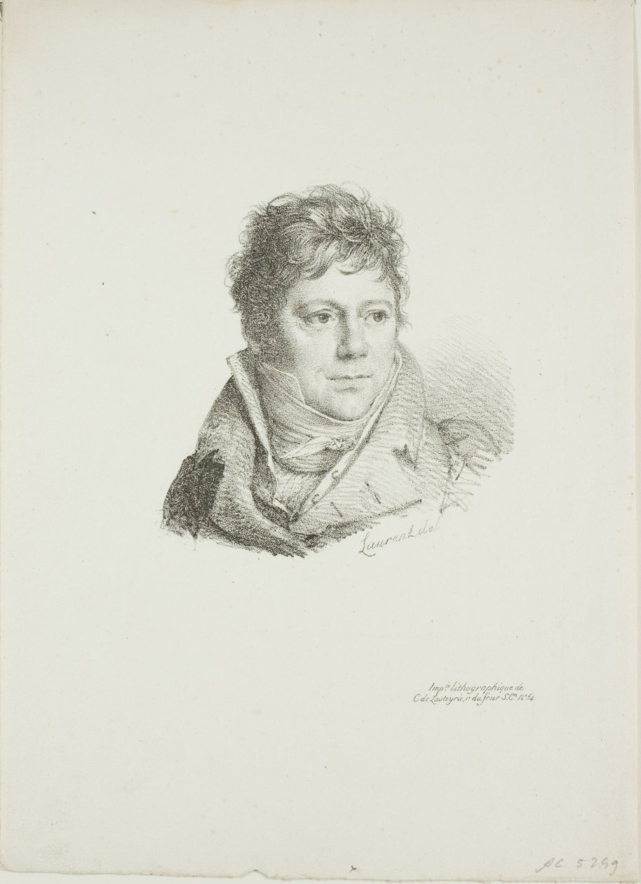 Portret van M. Chenard door Jean Antoine Laurent