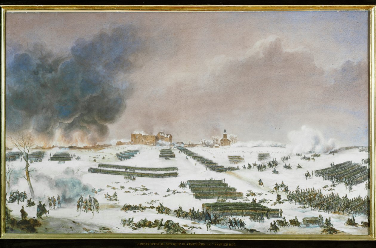 De slag om Eylau ... door Jean Antoine Simeon Fort