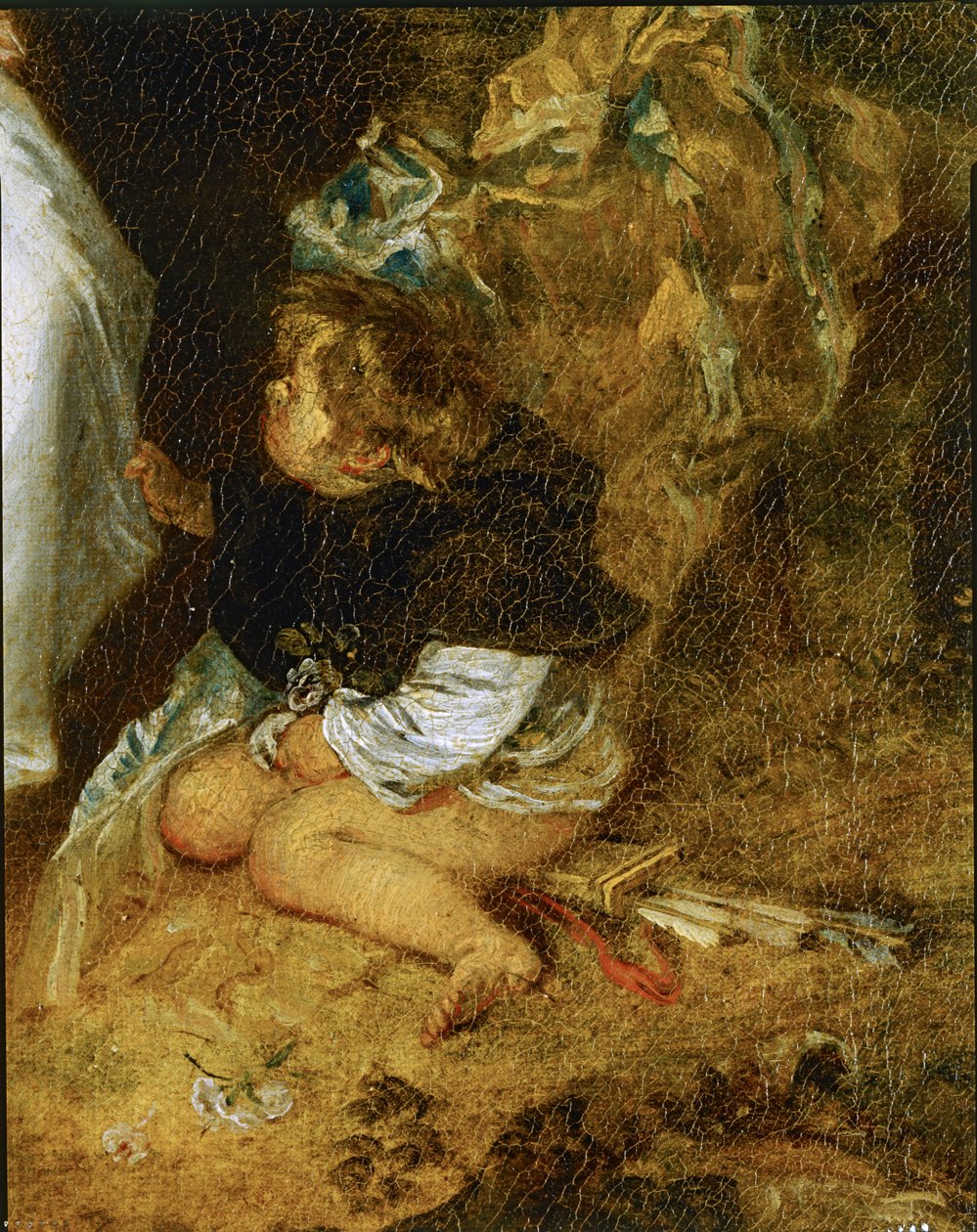 Instappen voor Cythere ... door Jean Antoine Watteau
