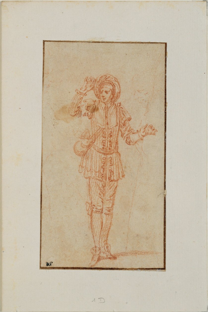Un pelerin de Cythere … door Jean Antoine Watteau