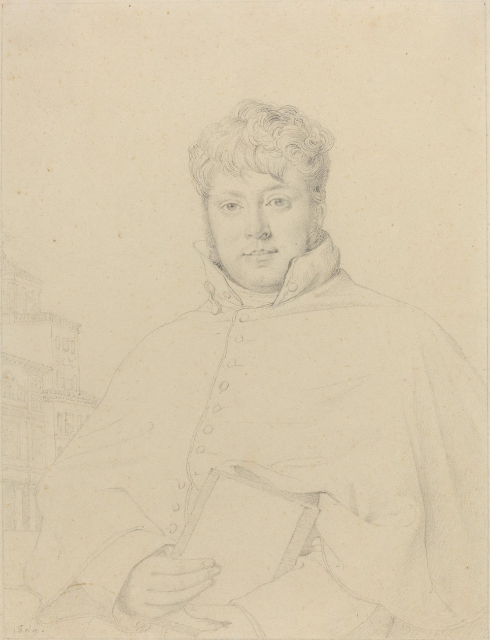 Auguste-Jean-Marie Guénepin door Jean Auguste Dominique Ingres