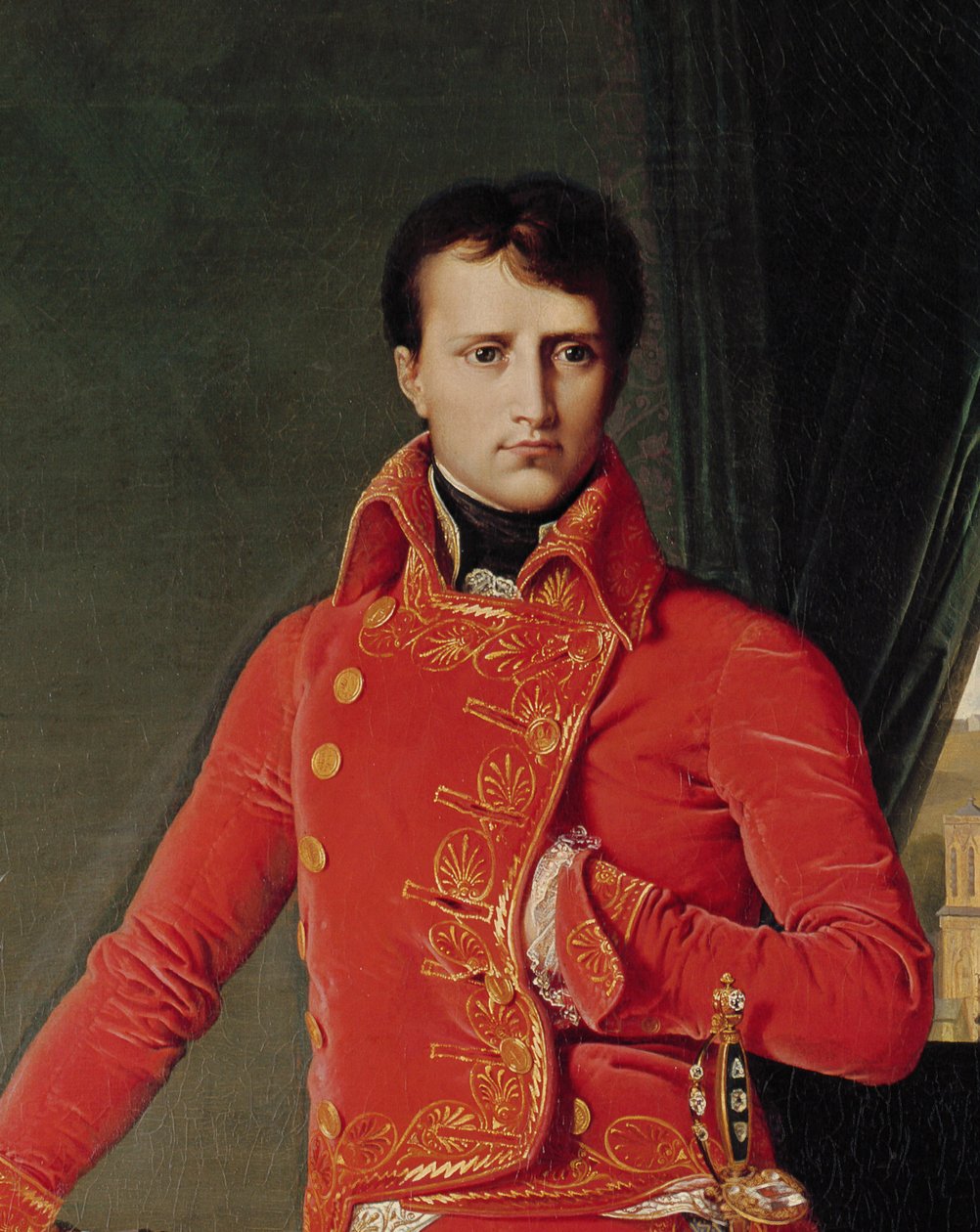 Bonaparte als Eerste Consul door Jean Auguste Dominique Ingres