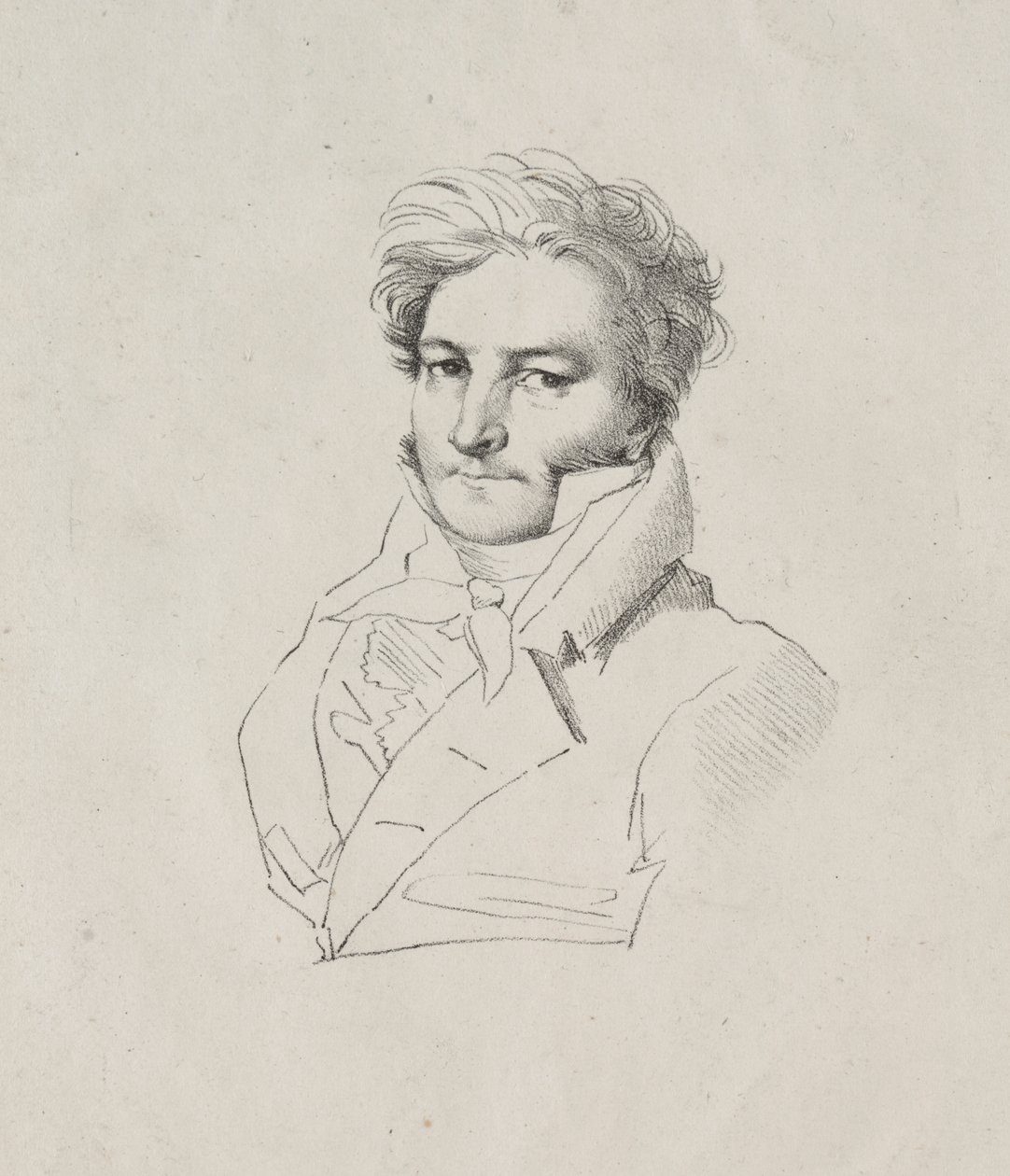 Jacques Marguet de Norvins door Jean Auguste Dominique Ingres