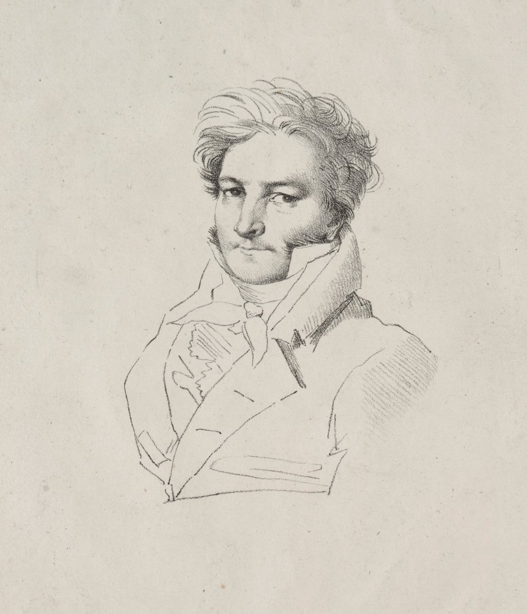 Jacques Marguet de Norvins door Jean Auguste Dominique Ingres