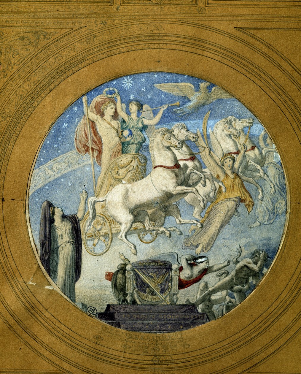 De Apotheose van Napoleon I door Jean Auguste Dominique Ingres