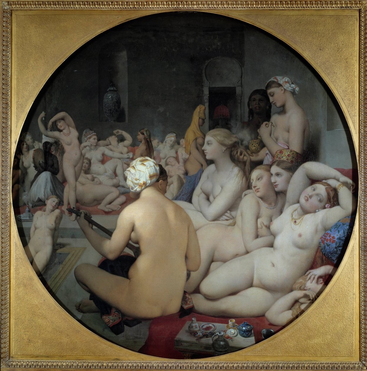Het Turkse Bad door Jean Auguste Dominique Ingres