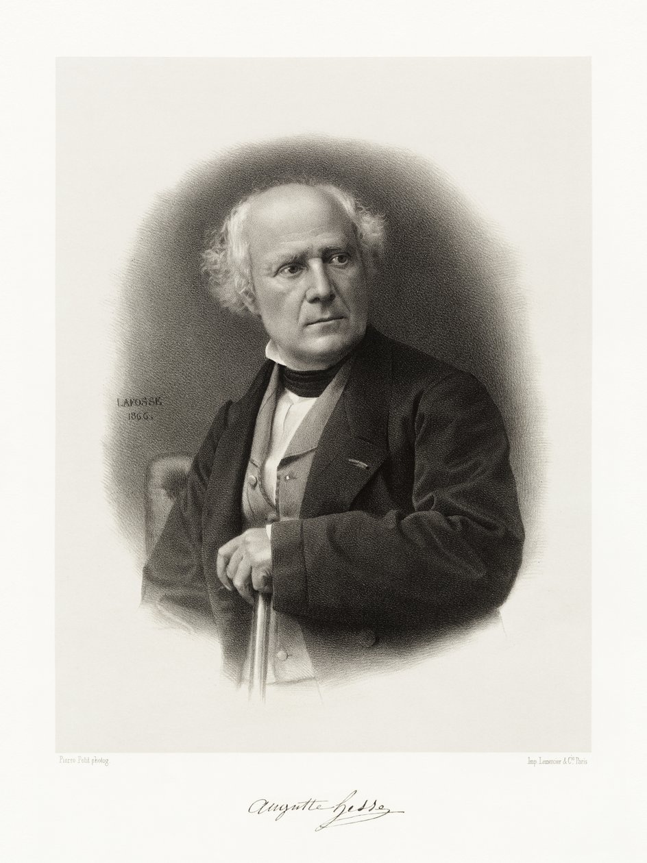 Nicolas Auguste Hesse door Jean Baptiste Adolphe Lafosse