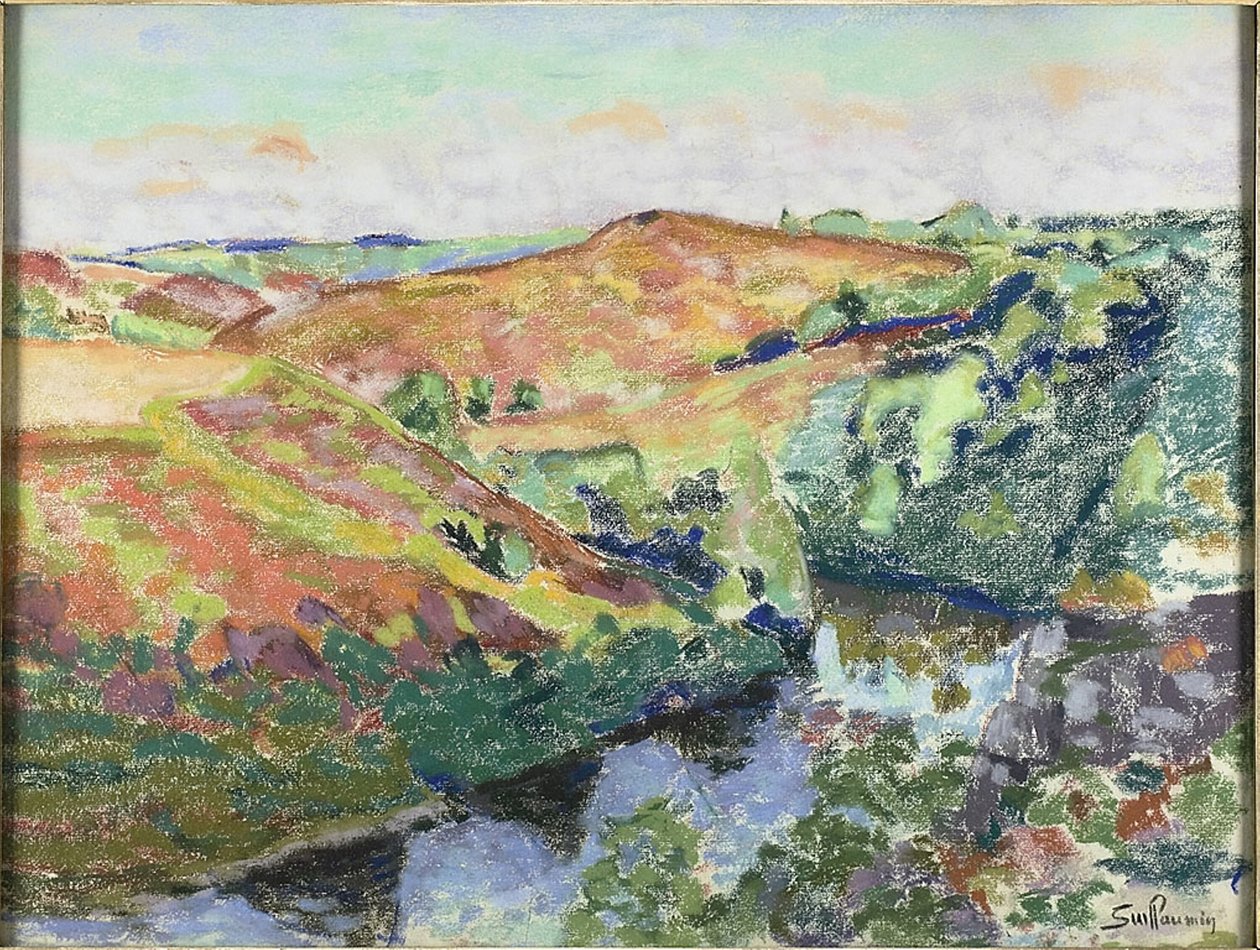 Landschap in Crozant door Jean Baptiste Armand Guillaumin