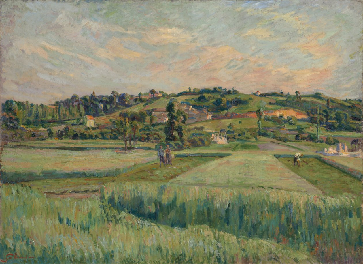 Landschap, Île-de-France, ca.1885 door Jean Baptiste Armand Guillaumin