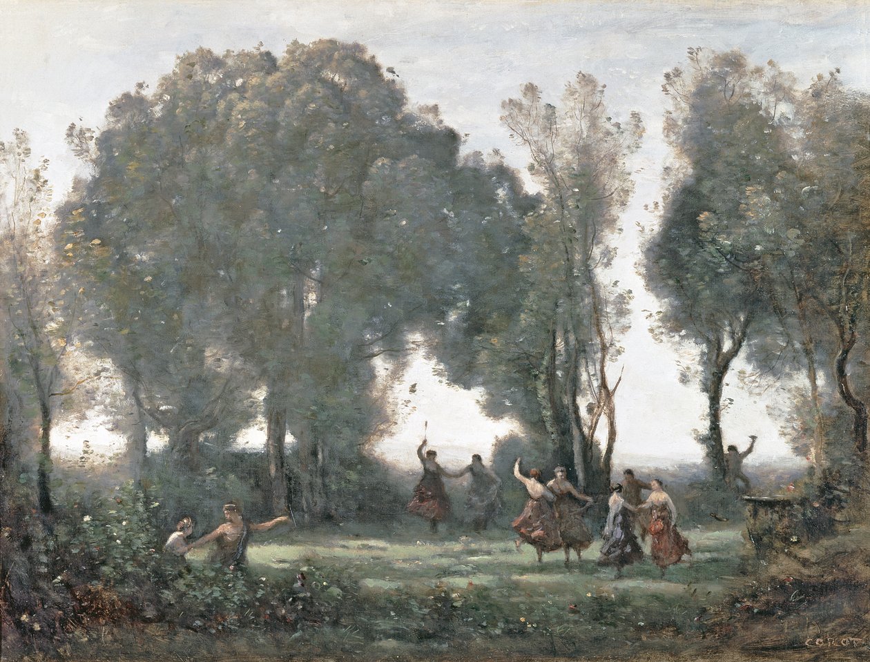 Onbekend schilderij door Jean Baptiste Camille Corot