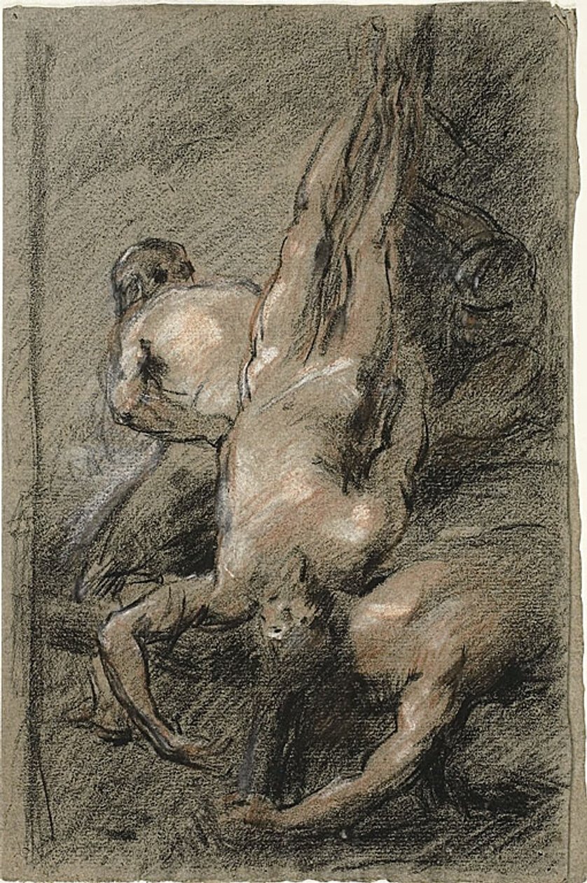 Martelaarschap van Sint Pieter door Jean Baptiste Carpeaux