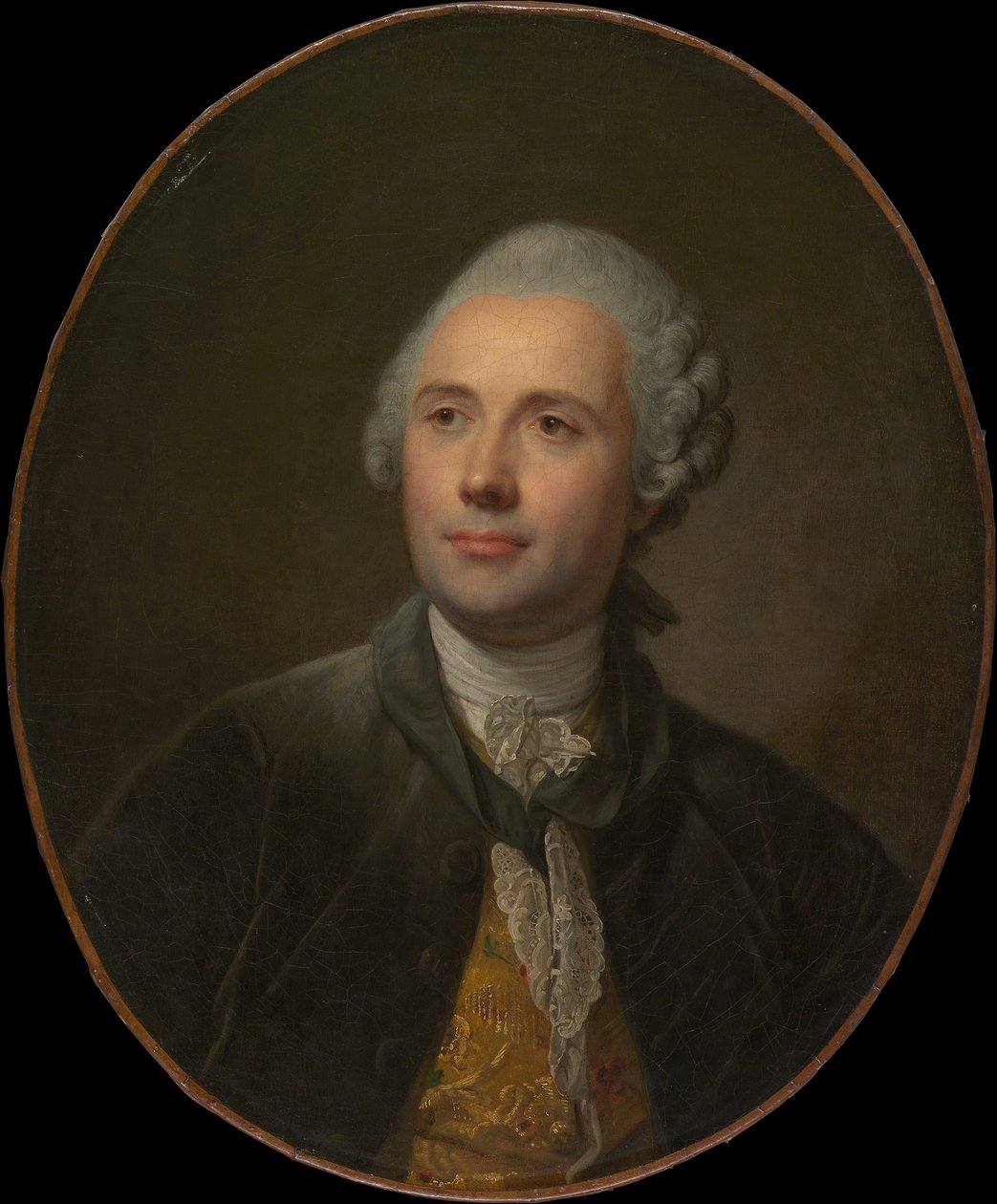 Jean Jacques Caffiéri 1725-1792, ca. 1765 door Jean Baptiste Greuze