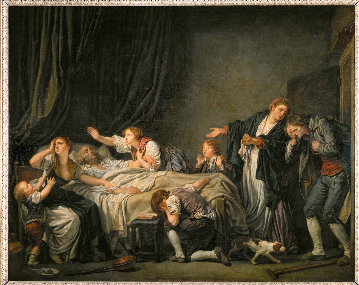 De gestrafte zoon. De gestrafte zoon ... door Jean Baptiste Greuze