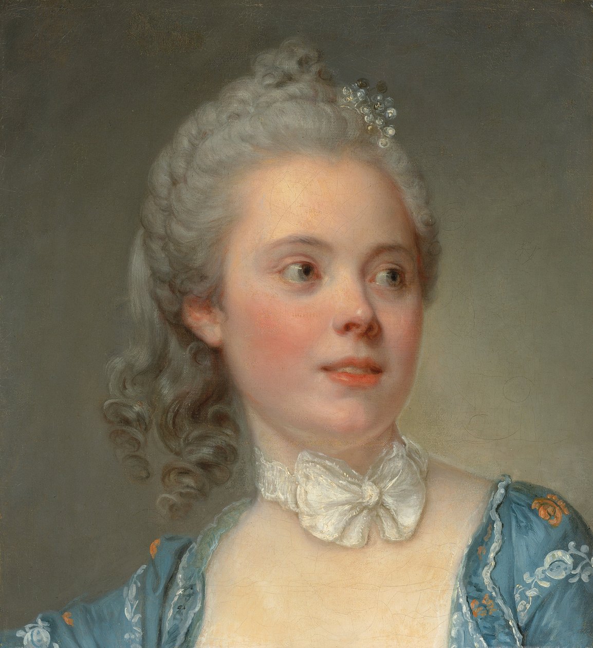 Portret van een dame, ca. 1765 door Jean Baptiste Greuze