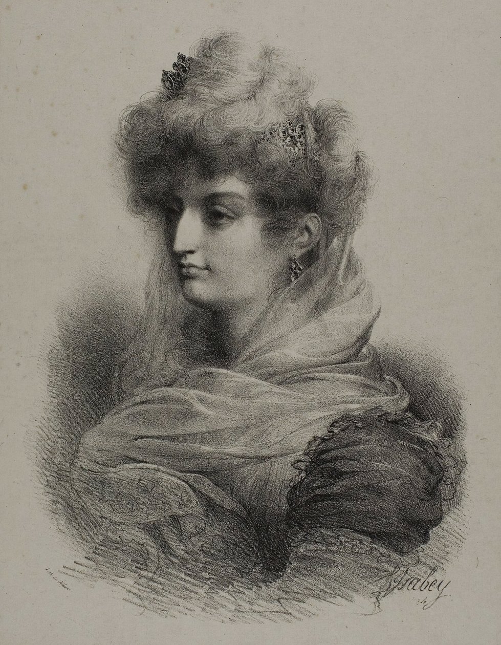 De hertogin van Angoulème, Madame la Dauphine door Jean Baptiste Isabey