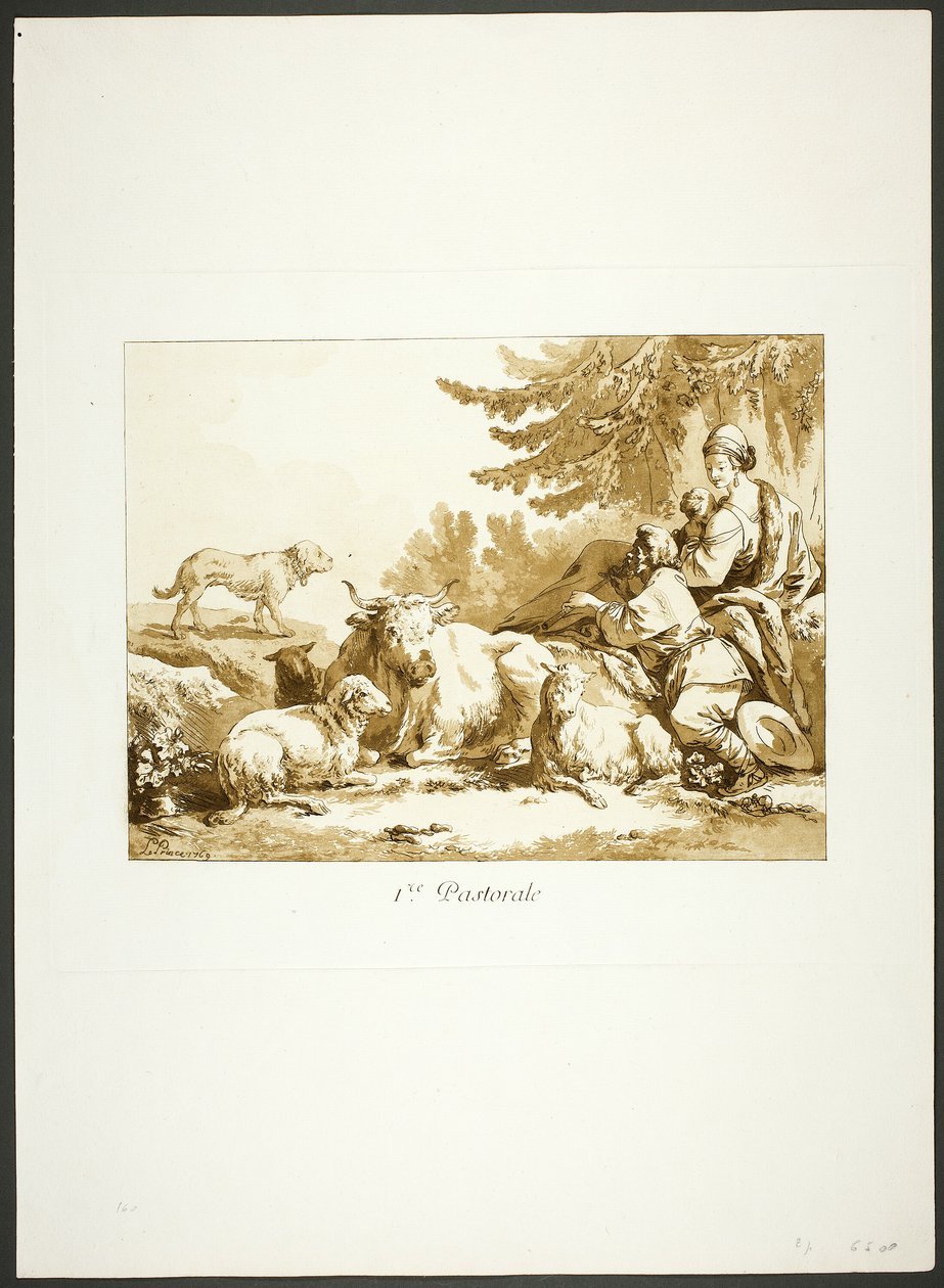Eerste Pastorale door Jean Baptiste Le Prince