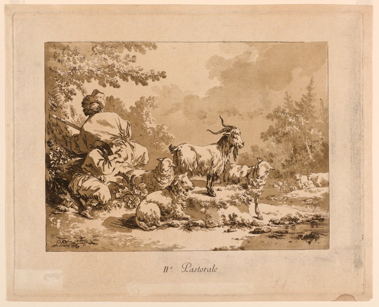 Tweede Pastorale door Jean Baptiste Le Prince