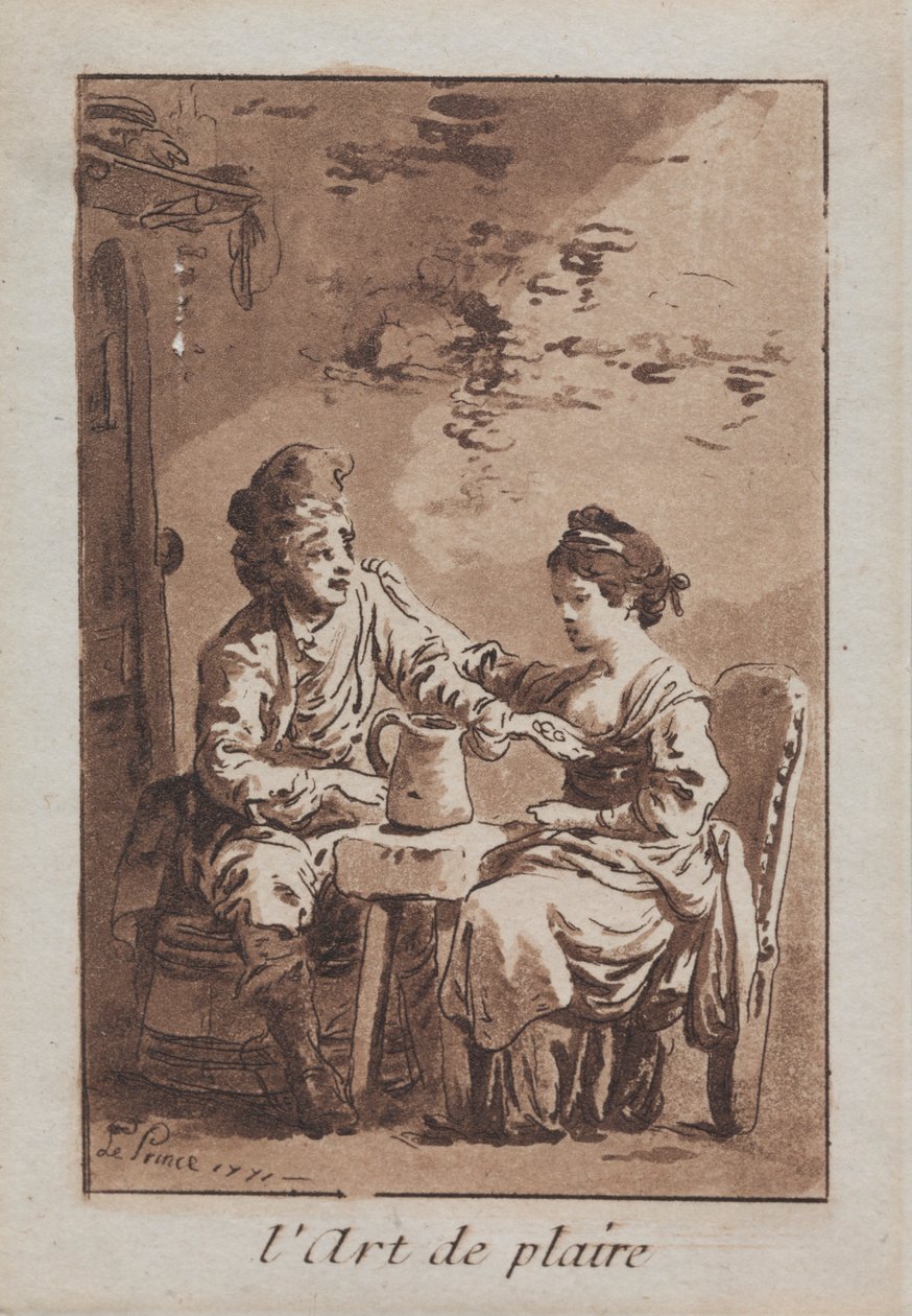 De kunst van het behagen (1771) door Jean Baptiste Le Prince