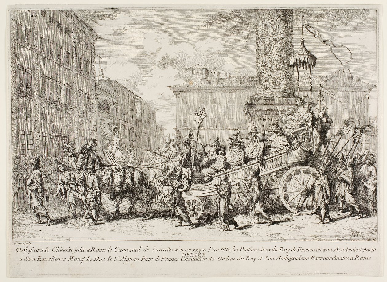 De Chinese Maskerade door Jean Baptiste Marie Pierre