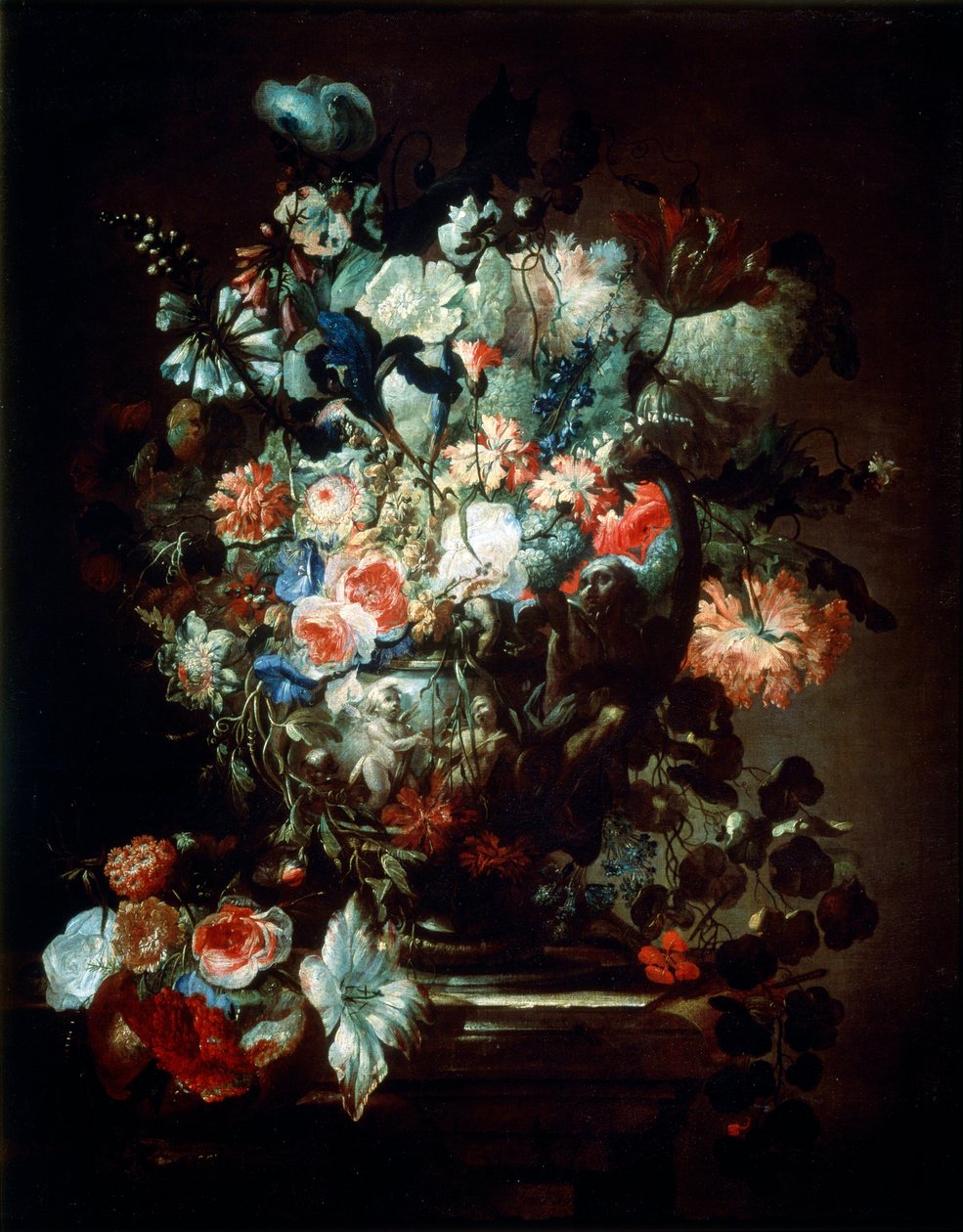 Bloemen, 17e eeuw door Jean Baptiste Monnoyer