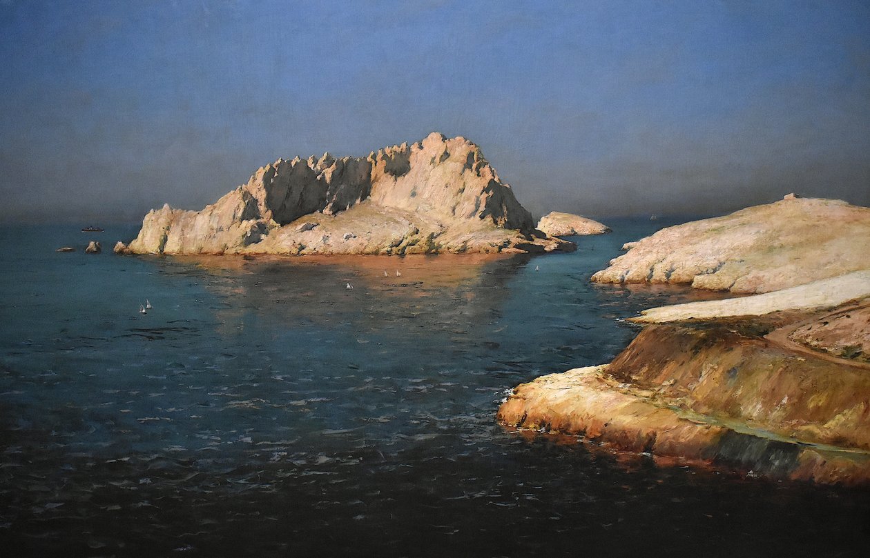 Het eiland Maïre door Jean Baptiste Olive