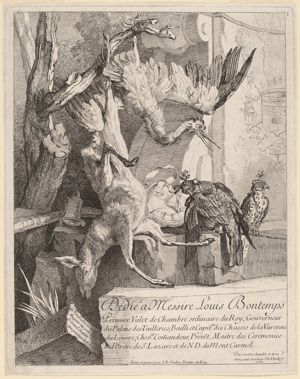 Frontispice door Jean Baptiste Oudry
