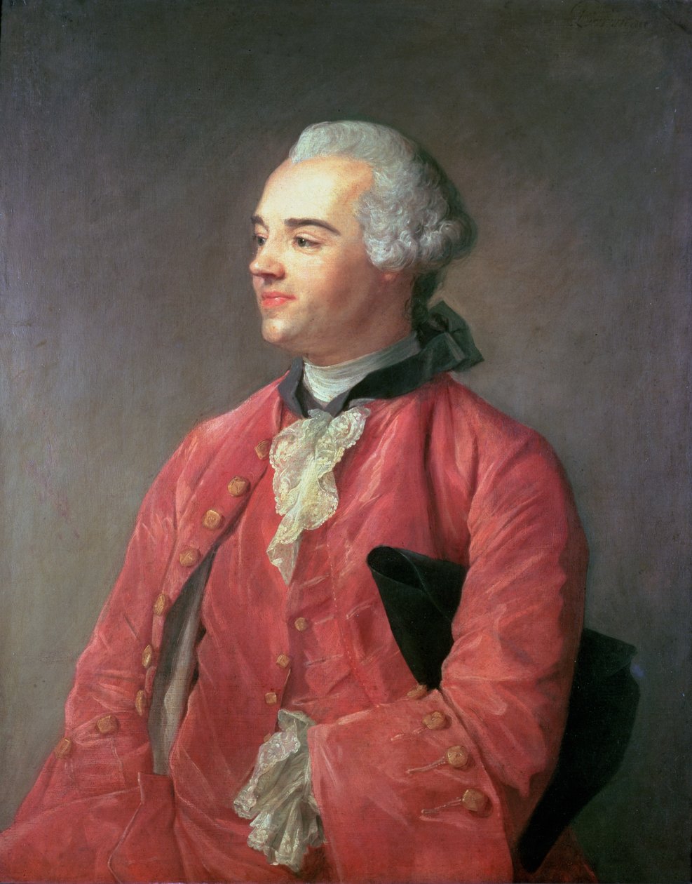 Portret van Jacques Cazotte door Jean Baptiste Perronneau