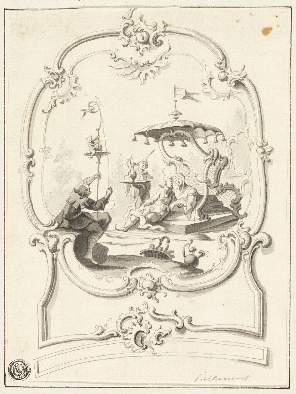 Chinoiserie door Jean Baptiste Pillement