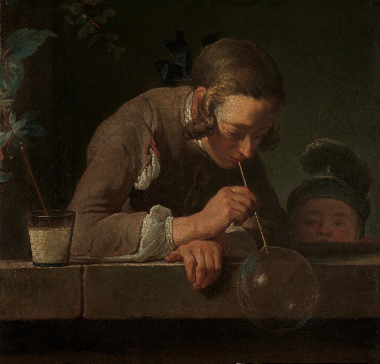Zeepbellen door Jean Baptiste Simeon Chardin