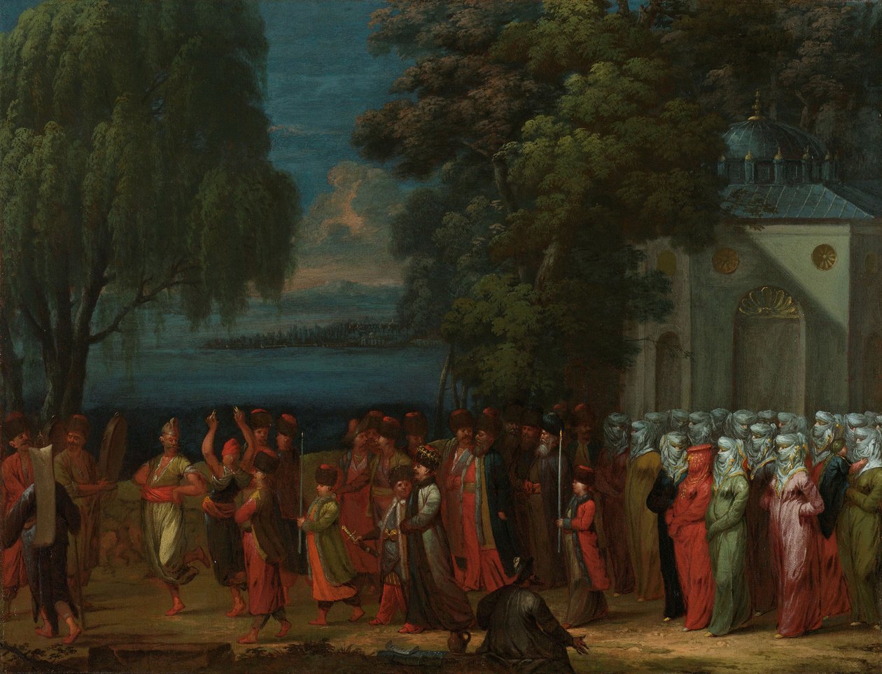 Armeense bruiloft door Jean Baptiste Vanmour