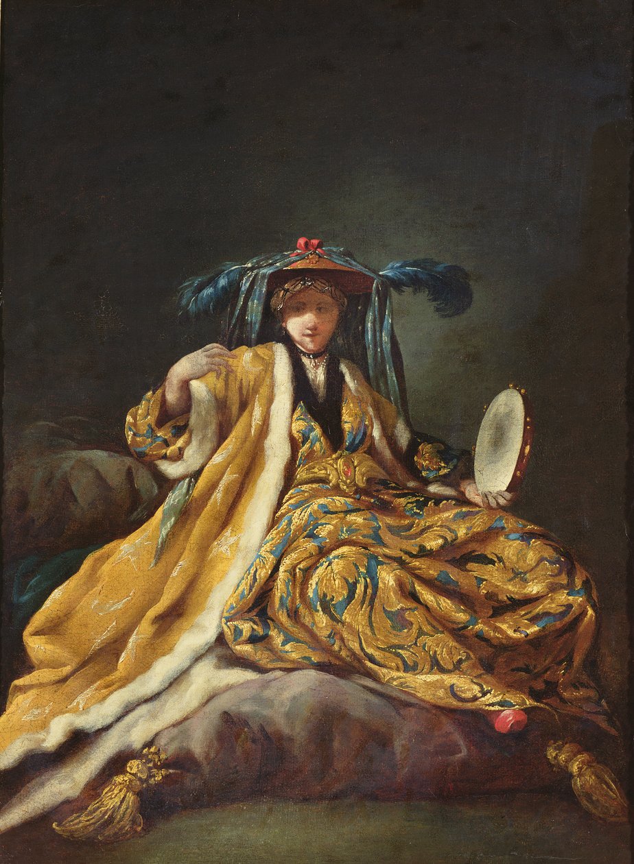 Een Griekse Sultana, 1748 door Jean Barbault