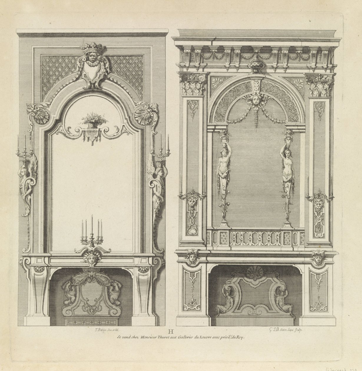 Jean Bérain le Père: oeuvres door Jean Berain (le Vieux)