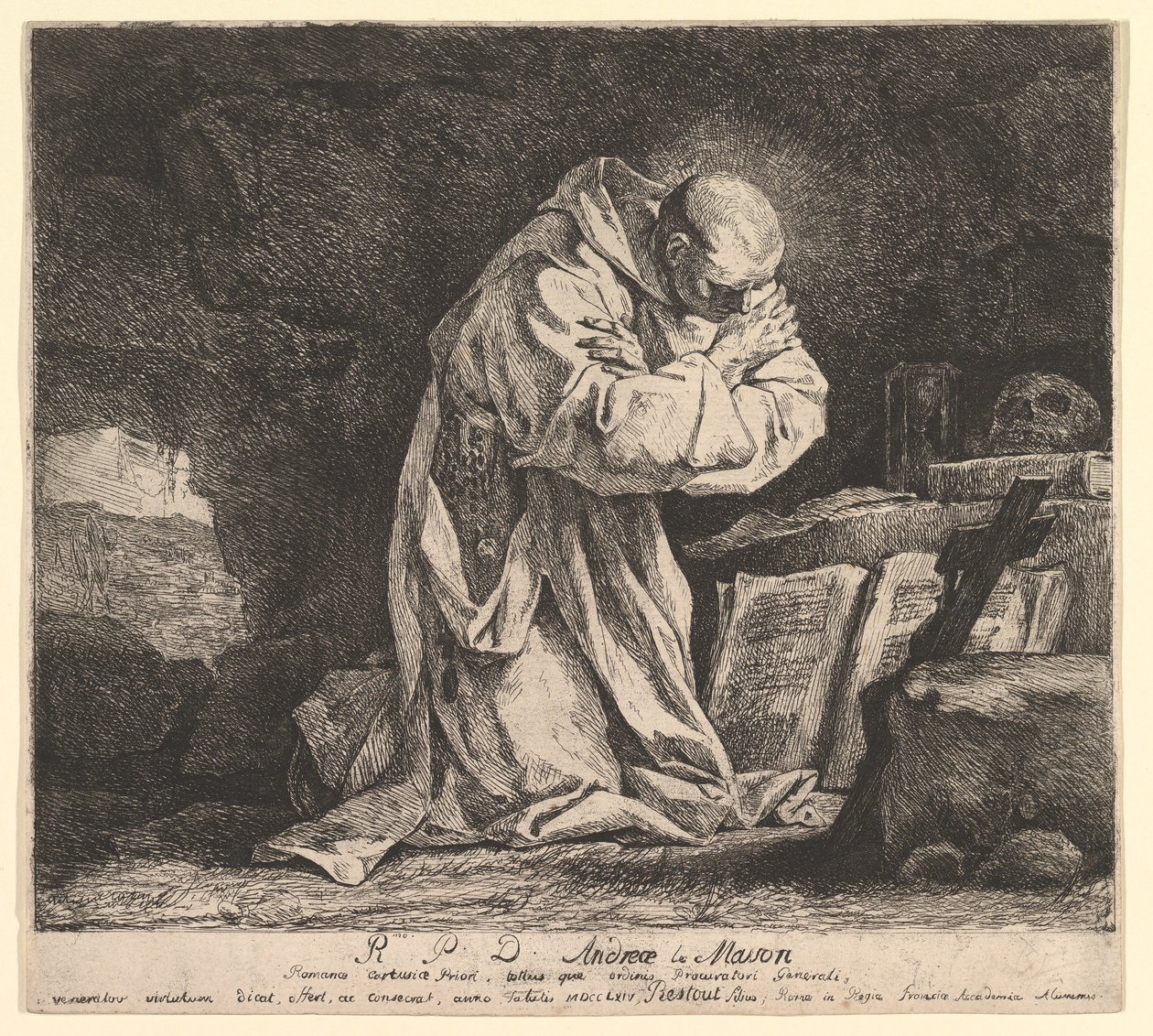 Sint Bruno, 1764 door Jean Bernard Restout