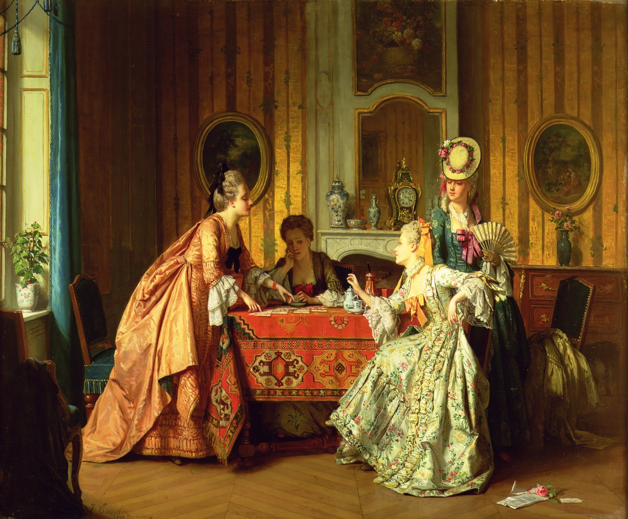 Een mooie hand, 1873 door Jean Carolus