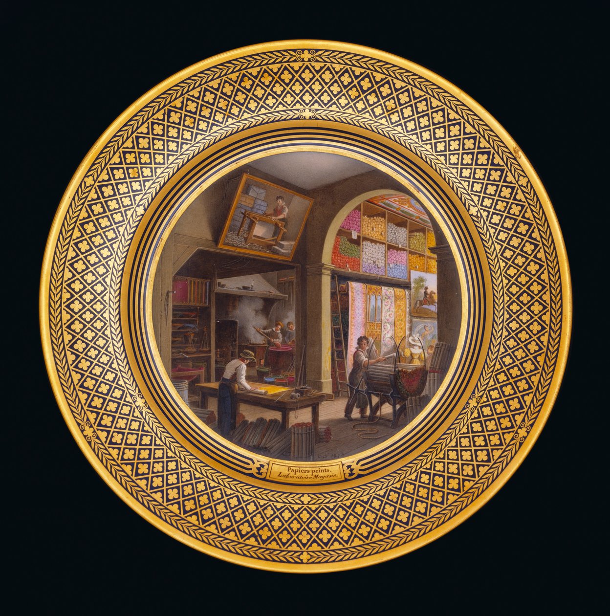 Papiers Peints, Laboratorium, Magazijn, ca. 1820-35 door Jean Charles Develly