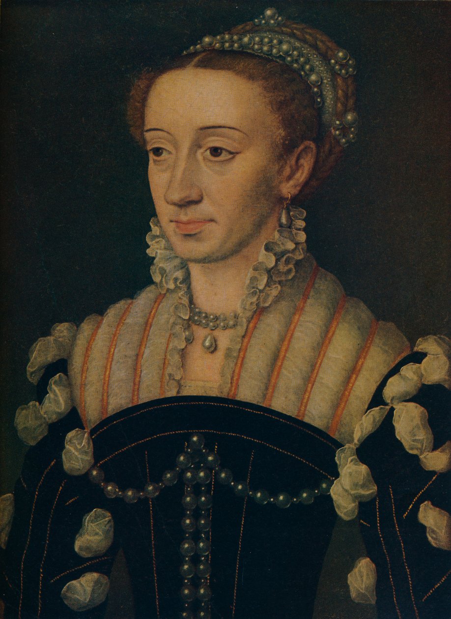Margaretha van Navarra, c1563 door Jean Clouet